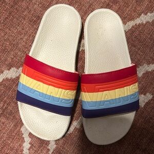 Vans pride slides